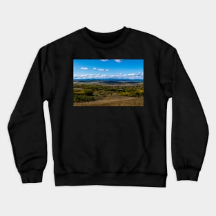 Fall in the foothills of Alberta Crewneck Sweatshirt